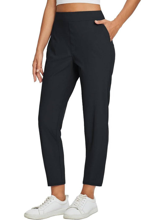 Women’s High-Waisted Zip-Pocket Trousers