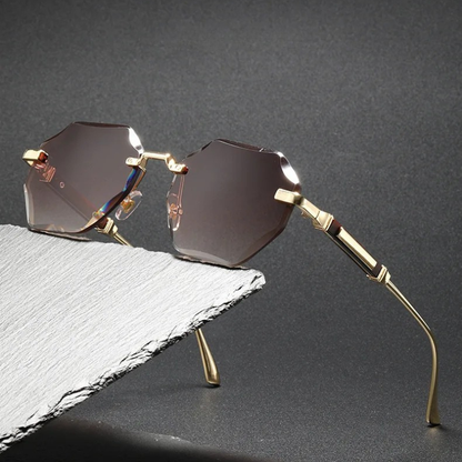Hexa Rimless Sunglasses