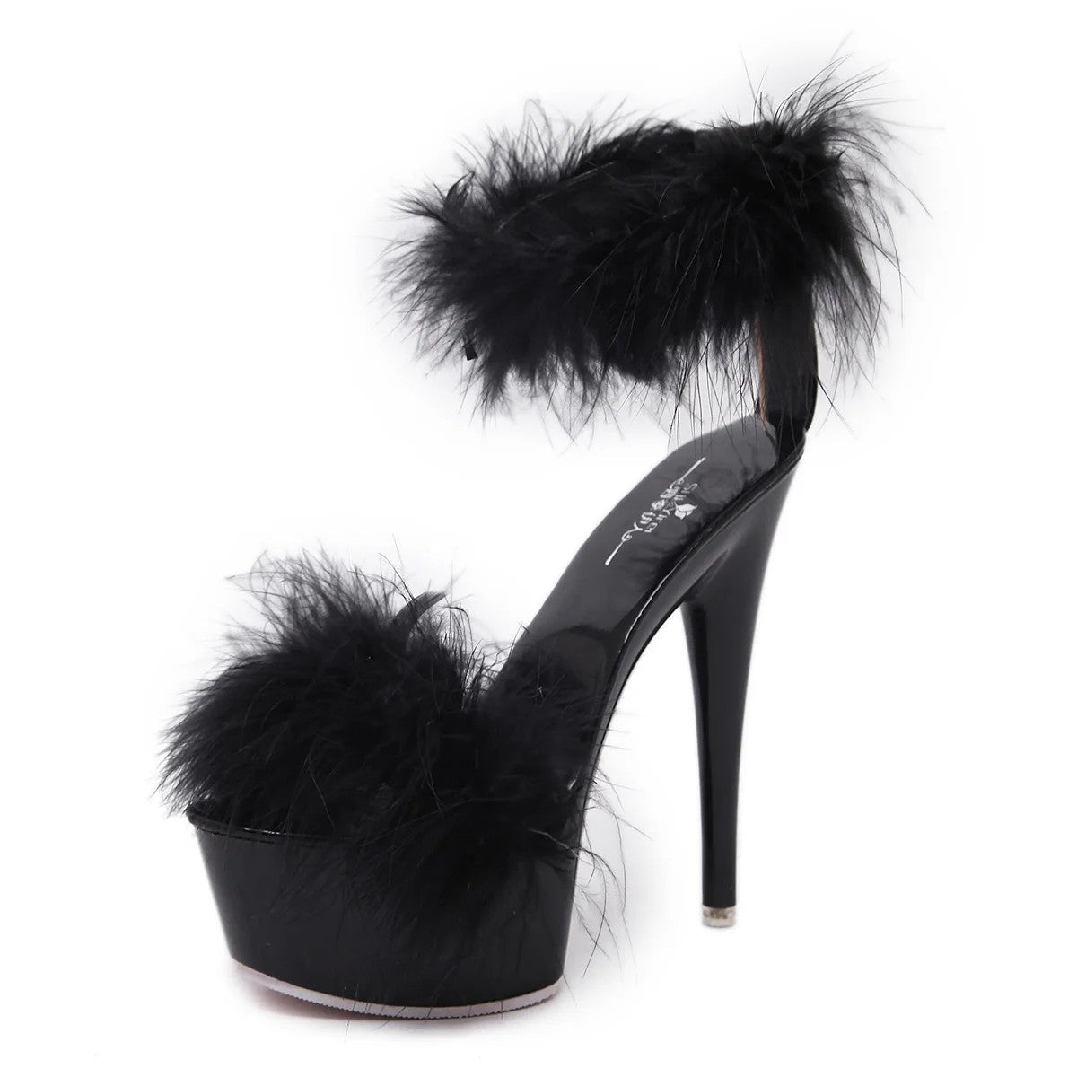 Marabou Platform Heels