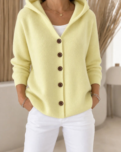 Teri | Cardigan léger à capuche